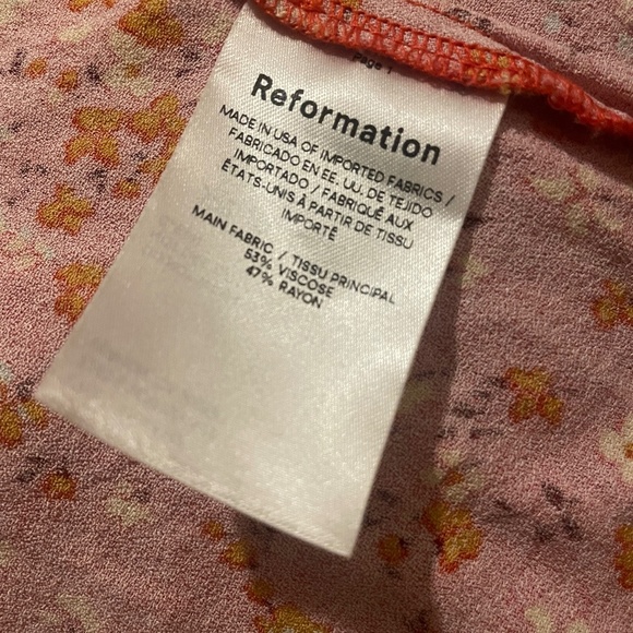 Reformation Lacey Dress in Baila - Picture 9 of 9